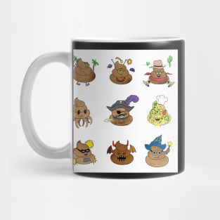 Cute Poop Emojis for Boys Mug